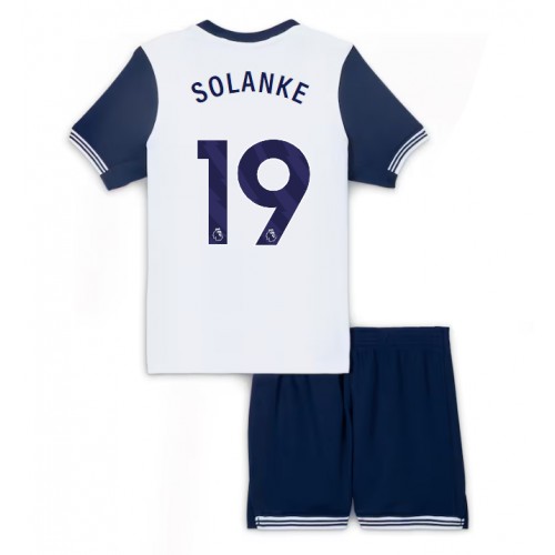 Dres Tottenham Hotspur Dominic Solanke #19 Domaci za djecu 2024-25 Kratak Rukav (+ kratke hlače)